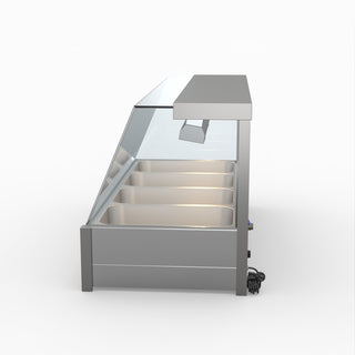 Angled Countertop Wet and Dry Bain Marie - Bonvue BM14TC