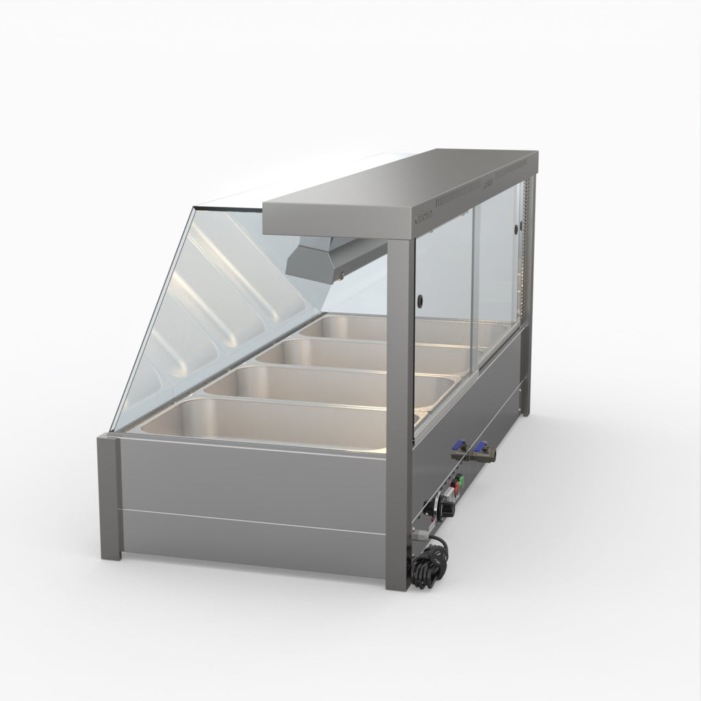 Bonvue Angled Countertop Wet And Dry Bain Marie BM14TC
