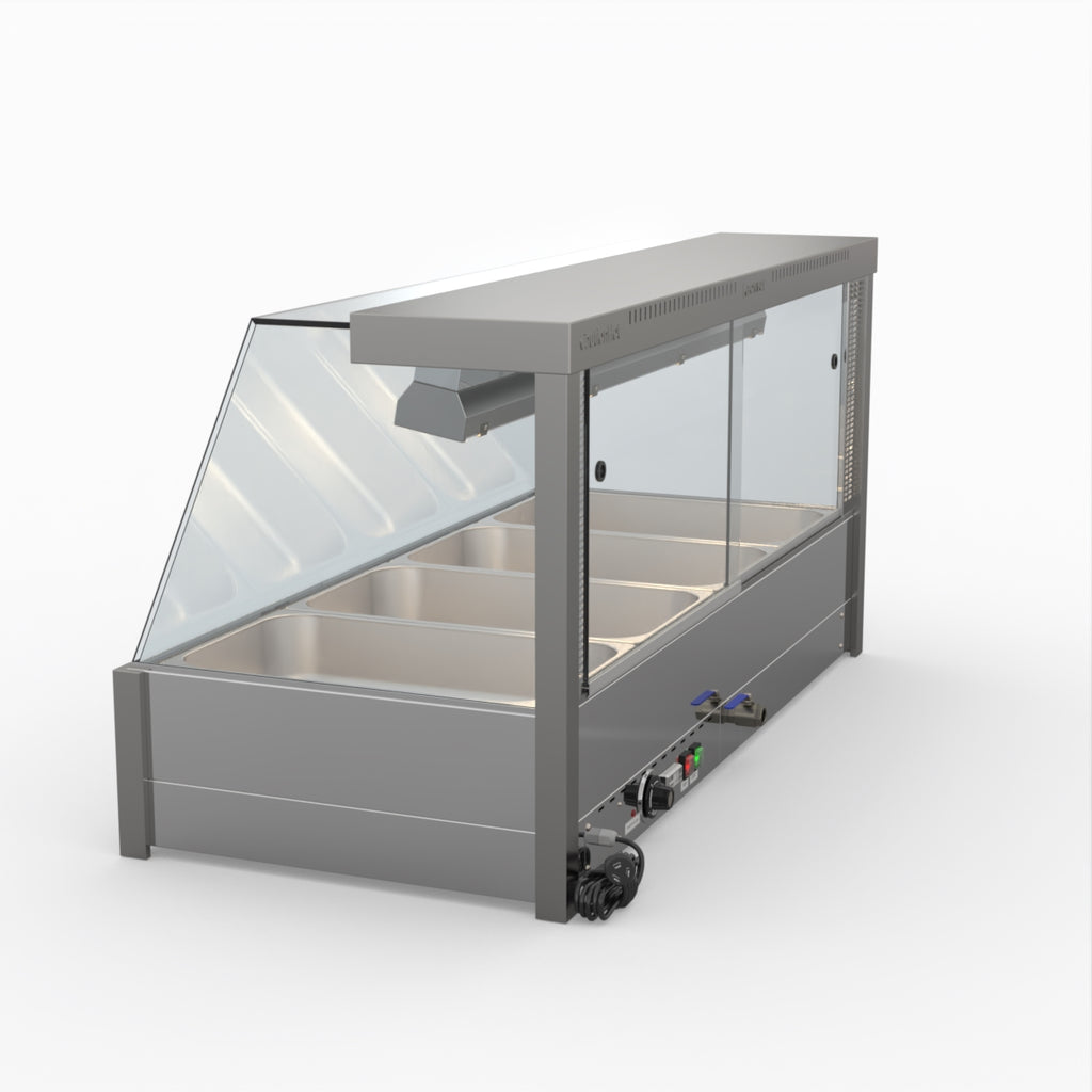 Bonvue Angled Countertop Wet And Dry Bain Marie BM14TC