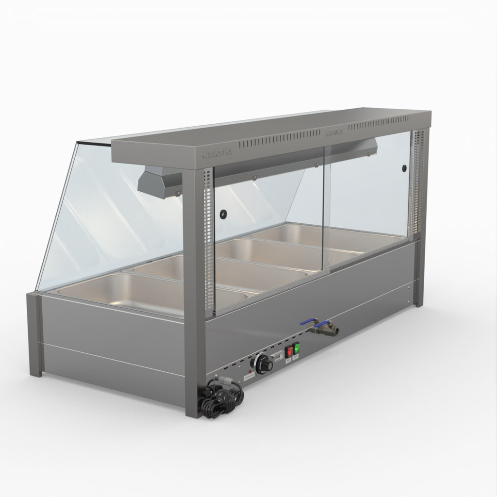 Bonvue Angled Countertop Wet And Dry Bain Marie BM14TC