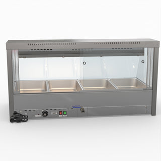 Angled Countertop Wet and Dry Bain Marie - Bonvue BM14TC