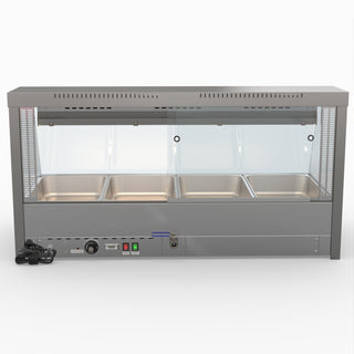 Angled Countertop Wet and Dry Bain Marie - Bonvue BM14TC