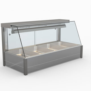 Angled Countertop Wet and Dry Bain Marie - Bonvue BM14TC