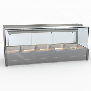 Square Countertop Wet and Dry Bain Marie - Bonvue BM17SC