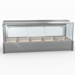 Square Countertop Wet and Dry Bain Marie - Bonvue BM17SC