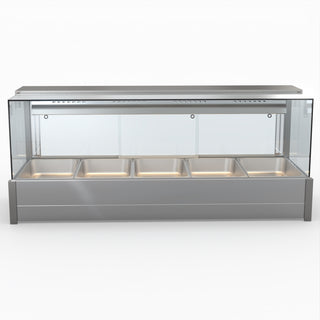 Square Countertop Wet and Dry Bain Marie - Bonvue BM17SC