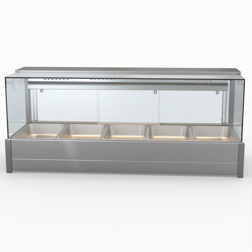 Bonvue Square Countertop Wet And Dry Bain Marie BM17SC
