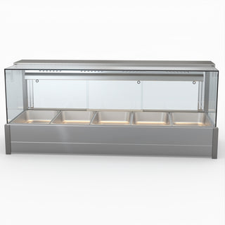 Square Countertop Wet and Dry Bain Marie - Bonvue BM17SC