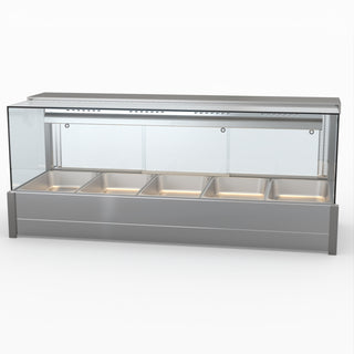 Square Countertop Wet and Dry Bain Marie - Bonvue BM17SC