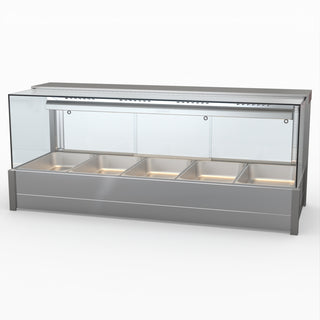 Square Countertop Wet and Dry Bain Marie - Bonvue BM17SC