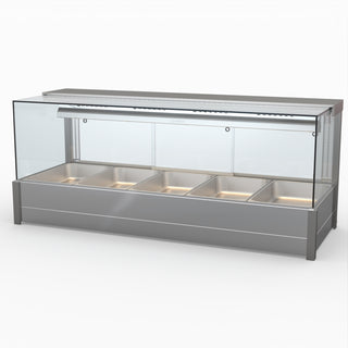 Square Countertop Wet and Dry Bain Marie - Bonvue BM17SC