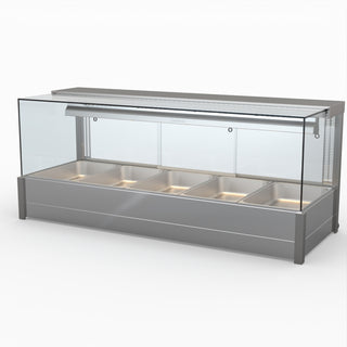 Square Countertop Wet and Dry Bain Marie - Bonvue BM17SC