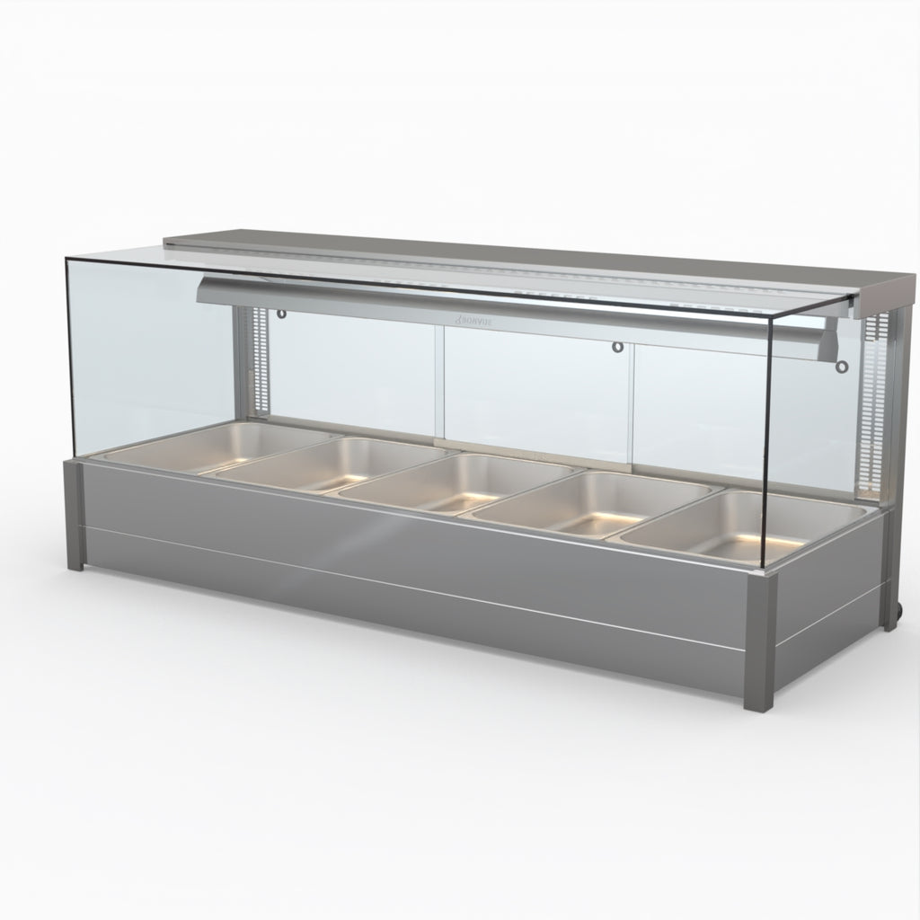 Bonvue Square Countertop Wet And Dry Bain Marie BM17SC