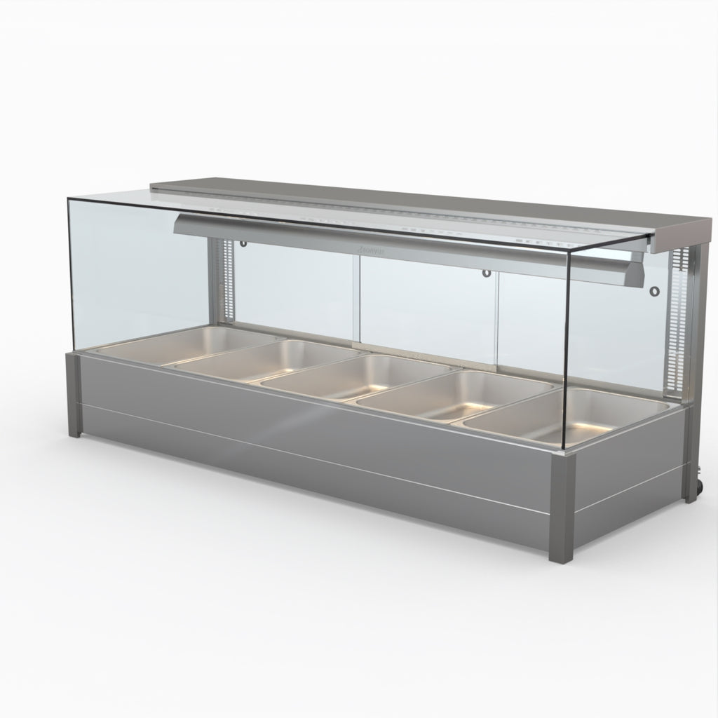 Bonvue Square Countertop Wet And Dry Bain Marie BM17SC