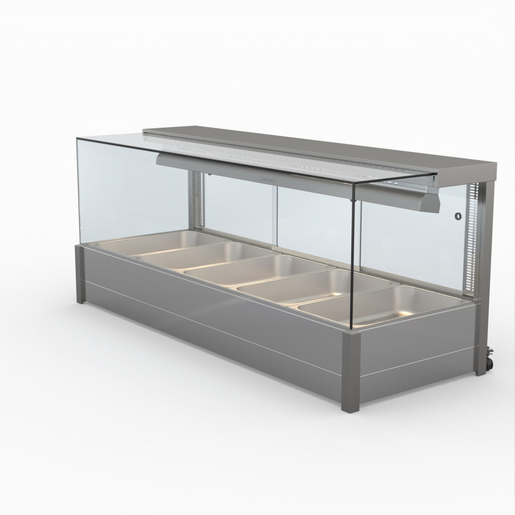 Bonvue Square Countertop Wet And Dry Bain Marie BM17SC