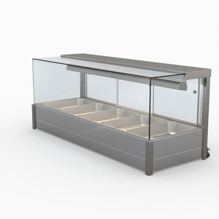 Square Countertop Wet and Dry Bain Marie - Bonvue BM17SC