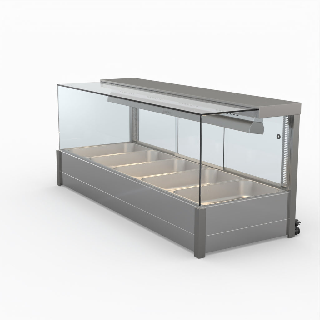 Bonvue Square Countertop Wet And Dry Bain Marie BM17SC