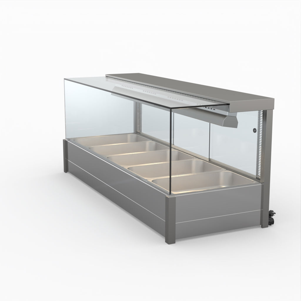 Bonvue Square Countertop Wet And Dry Bain Marie BM17SC