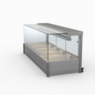 Square Countertop Wet and Dry Bain Marie - Bonvue BM17SC