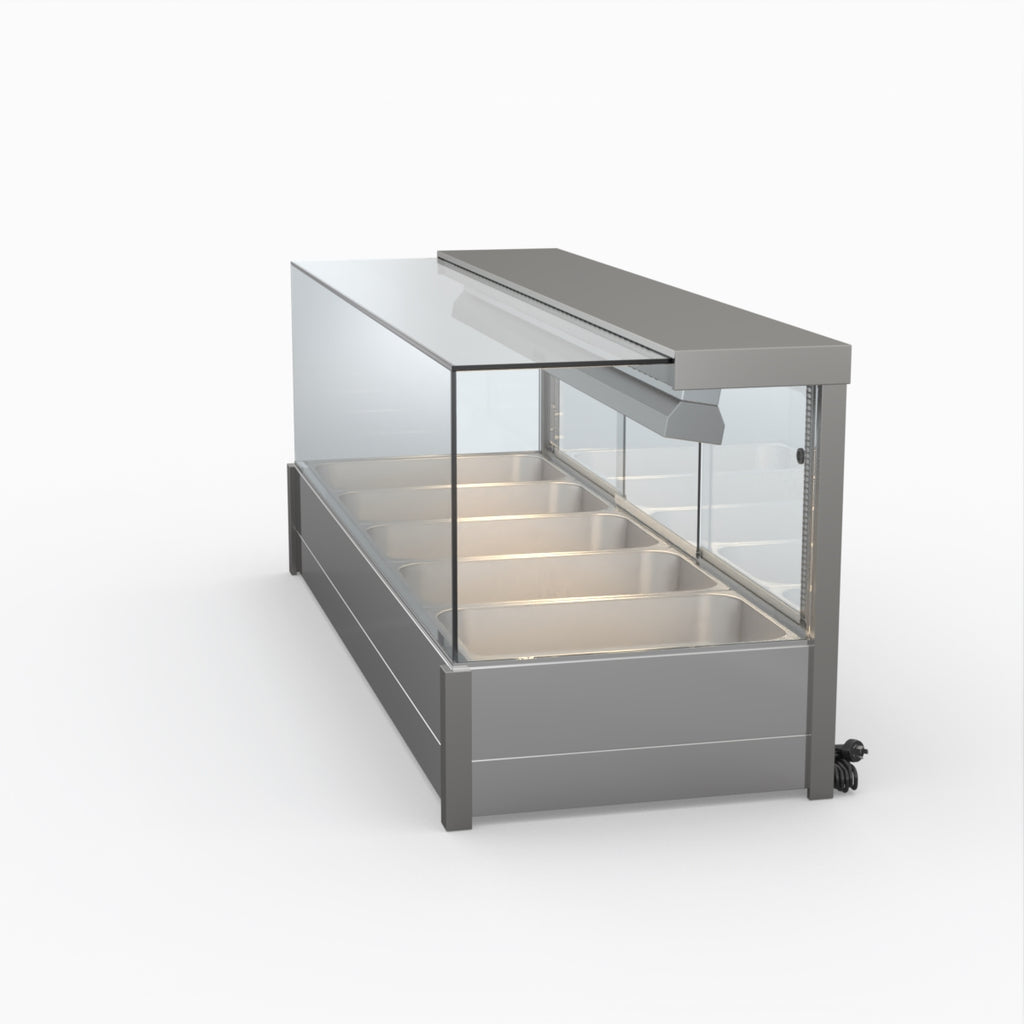 Bonvue Square Countertop Wet And Dry Bain Marie BM17SC