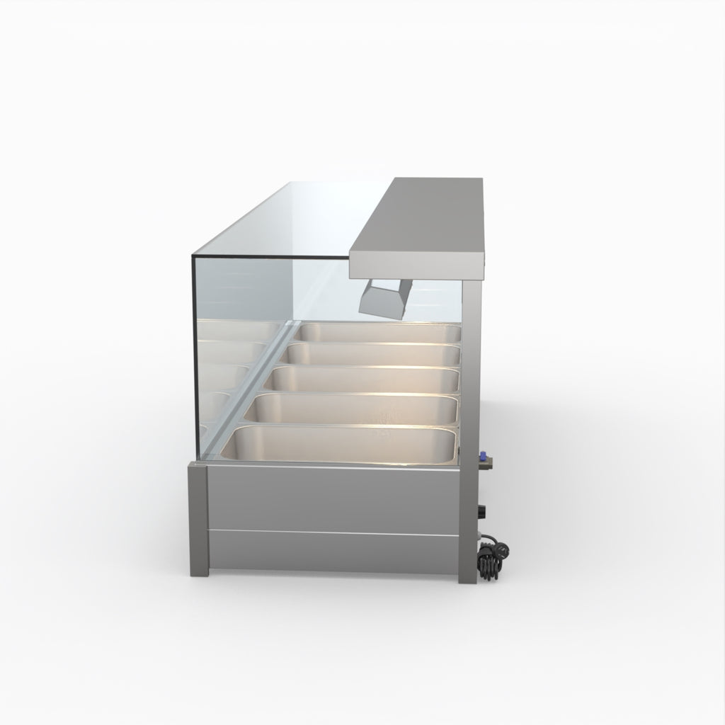 Bonvue Square Countertop Wet And Dry Bain Marie BM17SC
