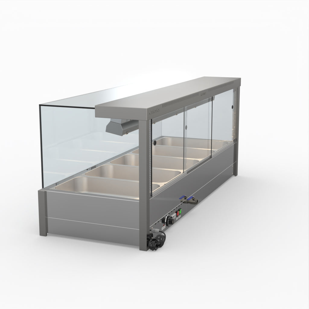 Bonvue Square Countertop Wet And Dry Bain Marie BM17SC