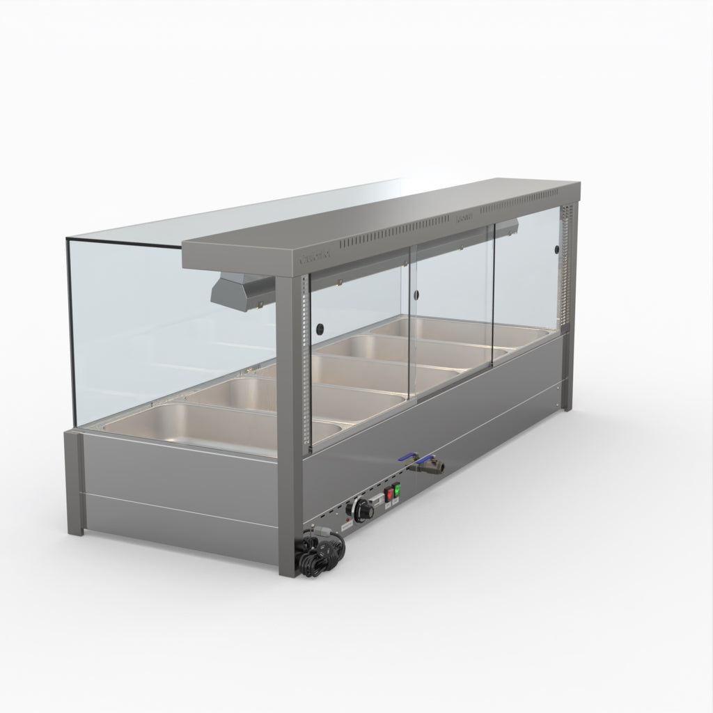 Bonvue Square Countertop Wet And Dry Bain Marie BM17SC