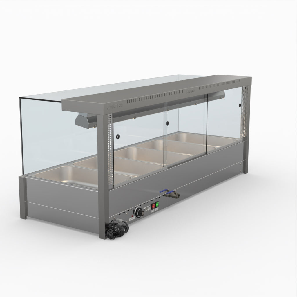 Bonvue Square Countertop Wet And Dry Bain Marie BM17SC