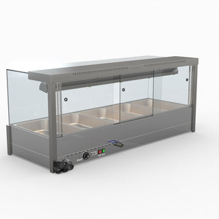 Square Countertop Wet and Dry Bain Marie - Bonvue BM17SC