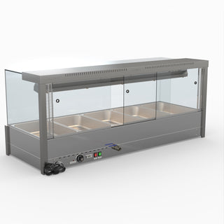 Square Countertop Wet and Dry Bain Marie - Bonvue BM17SC