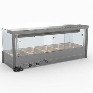 Square Countertop Wet and Dry Bain Marie - Bonvue BM17SC