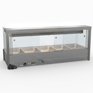 Square Countertop Wet and Dry Bain Marie - Bonvue BM17SC