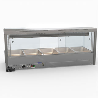 Square Countertop Wet and Dry Bain Marie - Bonvue BM17SC