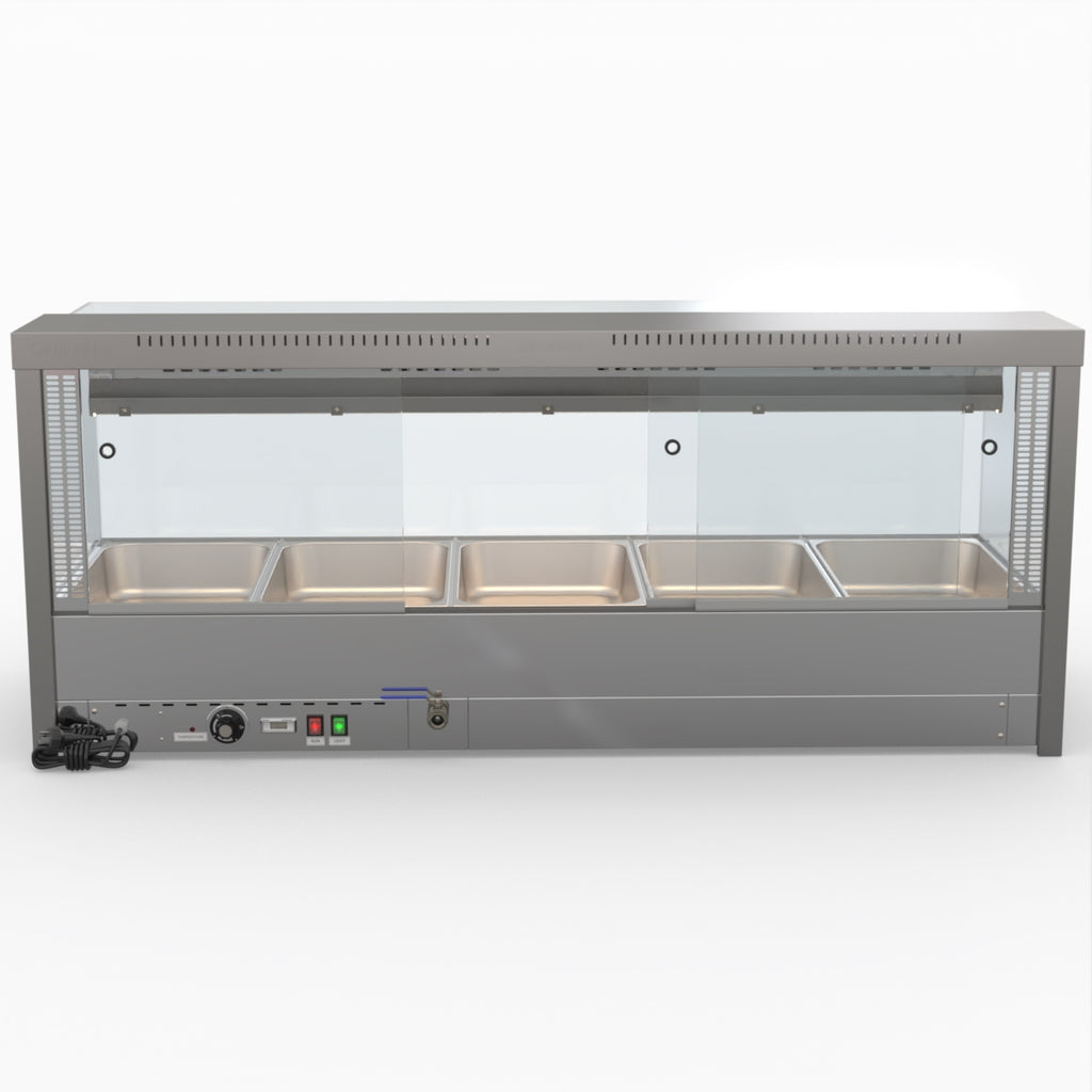 Square Countertop Wet and Dry Bain Marie - Bonvue BM17SC