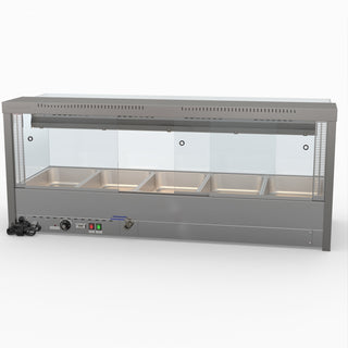 Square Countertop Wet and Dry Bain Marie - Bonvue BM17SC