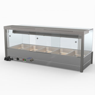 Square Countertop Wet and Dry Bain Marie - Bonvue BM17SC