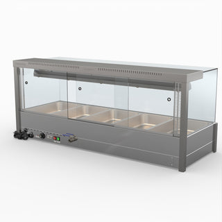 Square Countertop Wet and Dry Bain Marie - Bonvue BM17SC