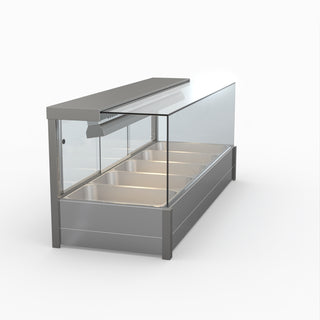 Square Countertop Wet and Dry Bain Marie - Bonvue BM17SC