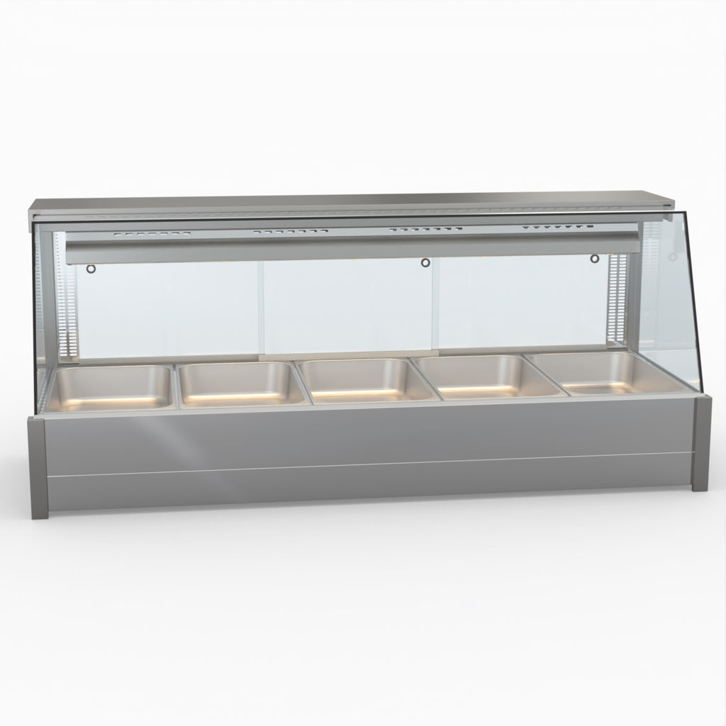 Bonvue Angled Countertop Wet And Dry Bain Marie BM17TC