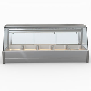 Angled Countertop Wet and Dry Bain Marie - Bonvue BM17TC