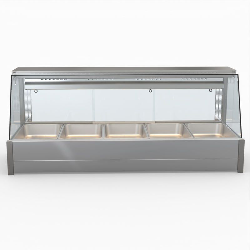 Angled Countertop Wet and Dry Bain Marie - Bonvue BM17TC