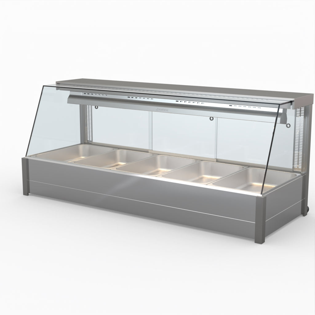 Bonvue Angled Countertop Wet And Dry Bain Marie BM17TC