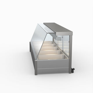 Angled Countertop Wet and Dry Bain Marie - Bonvue BM17TC