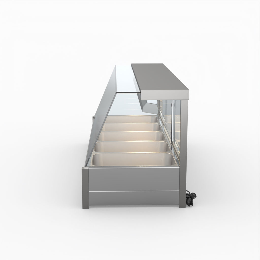 Bonvue Angled Countertop Wet And Dry Bain Marie BM17TC