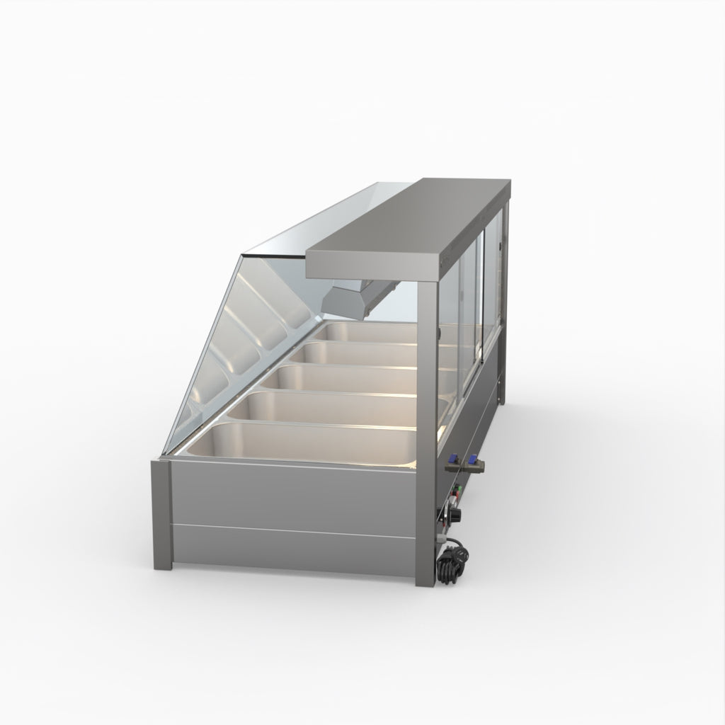 Bonvue Angled Countertop Wet And Dry Bain Marie BM17TC