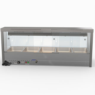 Angled Countertop Wet and Dry Bain Marie - Bonvue BM17TC