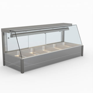 Angled Countertop Wet and Dry Bain Marie - Bonvue BM17TC