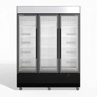 Skope BME1500N-AC 3 Glass Door Display or Storage Fridge Lit Sign