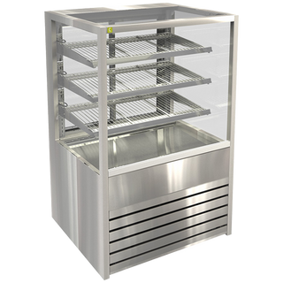Cossiga Refrigerated Freestanding Solid Front Cabinet with Rear Glass Door 1500mmW - BTGRF15
