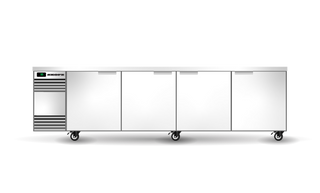 Skope BackBar 4 Solid Swing Door CounterLine Fridge 721L - CL.4.SSW